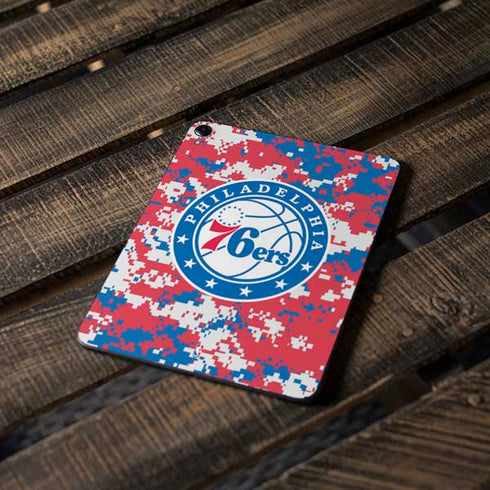 NBA Philadelphia 76ers Red Digi Camo Apple iPad Pro Skin