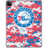 NBA Philadelphia 76ers Red Digi Camo iPad Pro 11in (2024) Clear Case