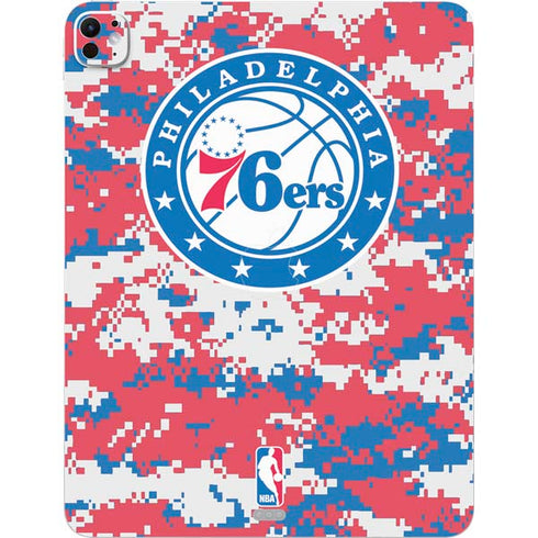 NBA Philadelphia 76ers Red Digi Camo iPad Pro 13in M4 (2024) Skin