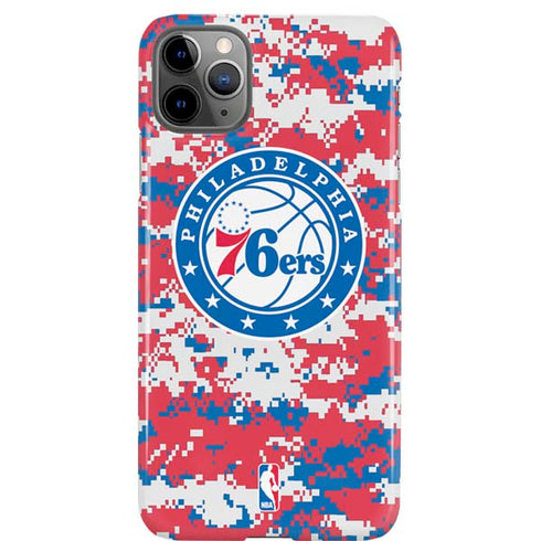 NBA Philadelphia 76ers Red Digi Camo iPhone Cases