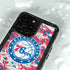 NBA Philadelphia 76ers Red Digi Camo iPhone 15 Pro Waterproof Case