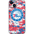 NBA Philadelphia 76ers Red Digi Camo iPhone 15 Skin