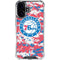NBA Philadelphia 76ers Red Digi Camo iPhone 16 Clear Case