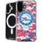 NBA Philadelphia 76ers Red Digi Camo iPhone 16 Plus MagSafe Case