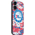 NBA Philadelphia 76ers Red Digi Camo iPhone 16 Plus Skin