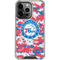 NBA Philadelphia 76ers Red Digi Camo iPhone 16 Pro Clear Case