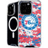 NBA Philadelphia 76ers Red Digi Camo iPhone 16 Pro MagSafe Case