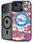 NBA Philadelphia 76ers Red Digi Camo iPhone 16e Kickstand Case