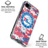 NBA Philadelphia 76ers Red Digi Camo iPhone 16e Clear Case
