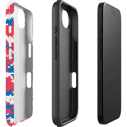 NBA Philadelphia 76ers Red Digi Camo iPhone 16e Impact Case