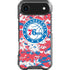 NBA Philadelphia 76ers Red Digi Camo iPhone 17 Air Clear Case