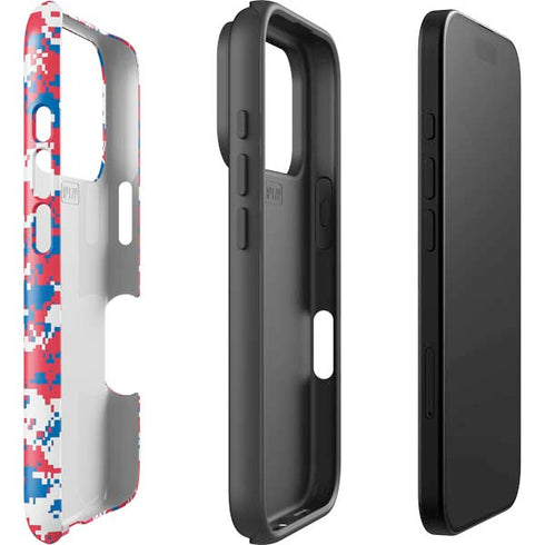 NBA Philadelphia 76ers Red Digi Camo iPhone 17 Pro Impact Case