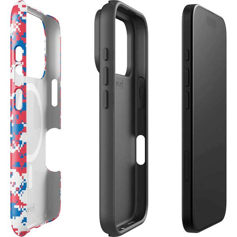 NBA Philadelphia 76ers Red Digi Camo iPhone 17 Pro Magsafe Impact Case