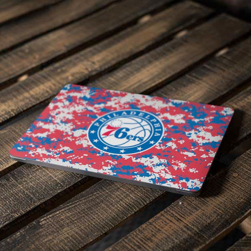 NBA Philadelphia 76ers Red Digi Camo Apple MacBook Air Skin