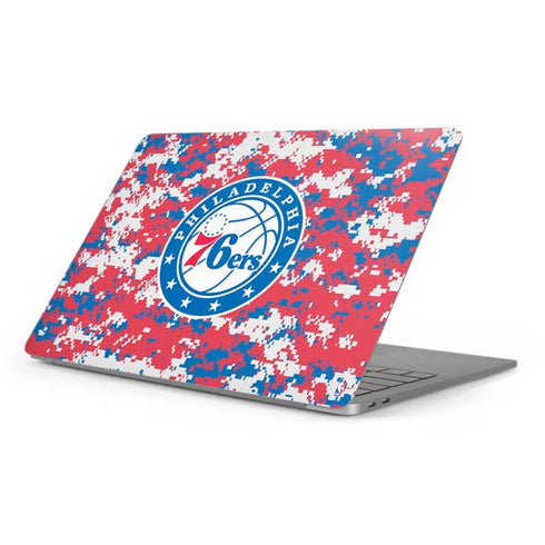 NBA Philadelphia 76ers Red Digi Camo Apple MacBook Pro 16-inch Skin