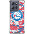 NBA Philadelphia 76ers Red Digi Camo Moto G 5G (2025) Clear Case