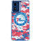 NBA Philadelphia 76ers Red Digi Camo Moto G 5G (2024) Clear Case