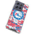 NBA Philadelphia 76ers Red Digi Camo Moto G Play 5G (2025) Clear Case