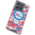 NBA Philadelphia 76ers Red Digi Camo Moto G Stylus 5G (2025) Clear Case