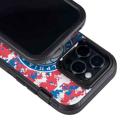 NBA Philadelphia 76ers Red Digi Camo Otterbox Defender iPhone Skin