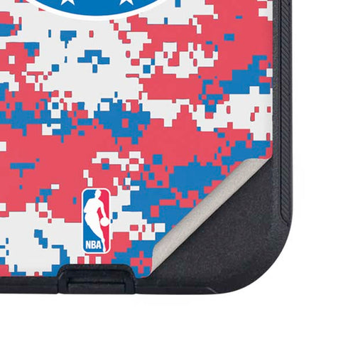 NBA Philadelphia 76ers Red Digi Camo Otterbox Defender iPhone Skin