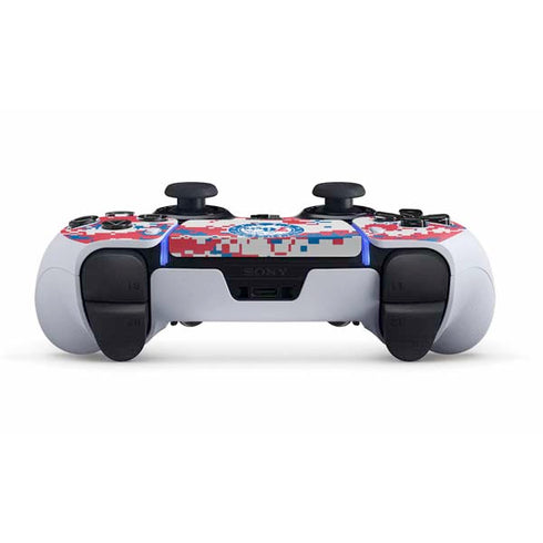 NBA Philadelphia 76ers Red Digi Camo PS5 DualSense Edge Pro Controller Skin
