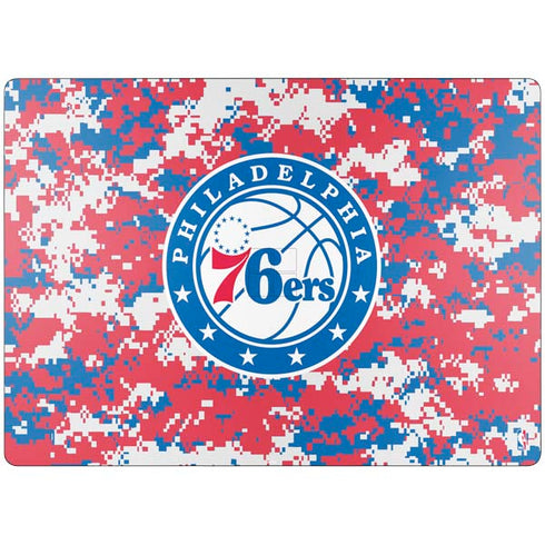 NBA Philadelphia 76ers Red Digi Camo Surface Laptop 7 13.8in Skin