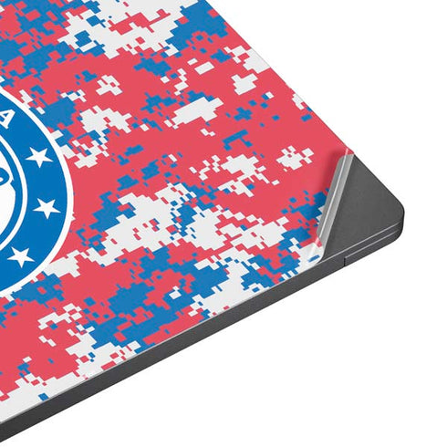 NBA Philadelphia 76ers Red Digi Camo Surface Laptop 7 15in Skin