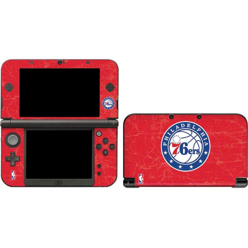 NBA Philadelphia 76ers Distressed 3DS XL 2015 Skin
