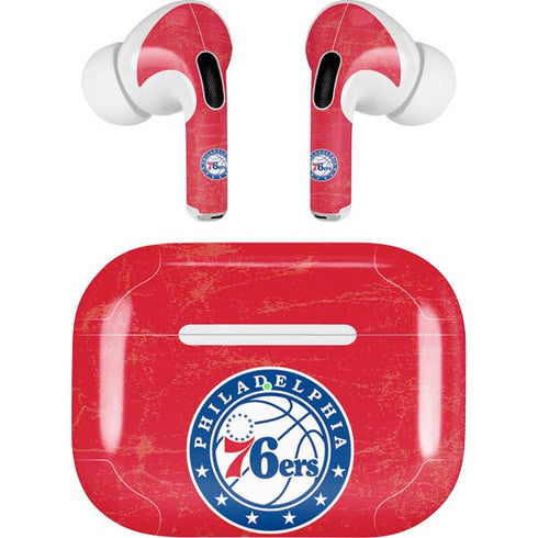NBA Philadelphia 76ers Distressed Apple AirPods Pro Skin