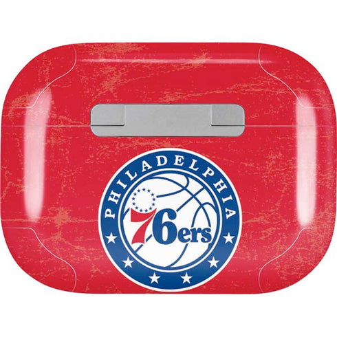NBA Philadelphia 76ers Distressed Apple AirPods Pro Skin