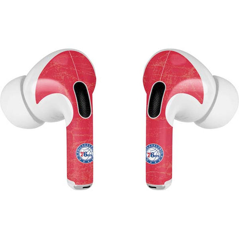 NBA Philadelphia 76ers Distressed Apple AirPods Pro Skin