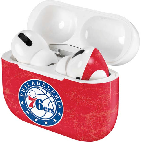 NBA Philadelphia 76ers Distressed Apple AirPods Pro Skin