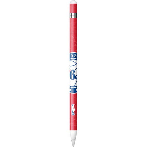 NBA Philadelphia 76ers Distressed Apple Pencil (1st Gen, 2017) Skin