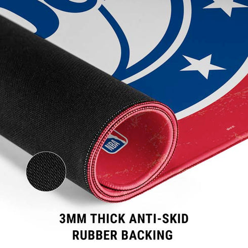 NBA Philadelphia 76ers Distressed Gaming Mouse Pad