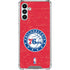 NBA Philadelphia 76ers Distressed Galaxy A13 5G Clear Case