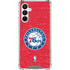 NBA Philadelphia 76ers Distressed Galaxy A16 5G Clear Case