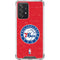NBA Philadelphia 76ers Distressed Galaxy A52 5G Clear Case