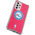 NBA Philadelphia 76ers Distressed Galaxy A53 5G Clear Case