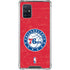 NBA Philadelphia 76ers Distressed Galaxy A71 5G Clear Case