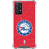 NBA Philadelphia 76ers Distressed Galaxy A72 5G Clear Case
