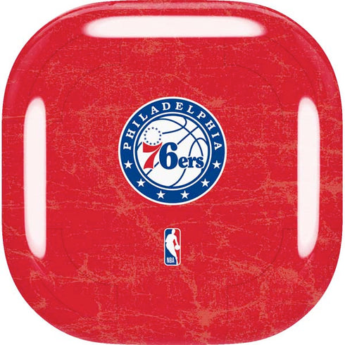 NBA Philadelphia 76ers Distressed Galaxy Buds Live Skin