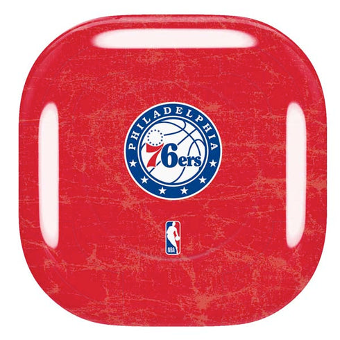 NBA Philadelphia 76ers Distressed Galaxy Buds Live Skin