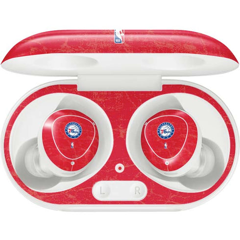 NBA Philadelphia 76ers Distressed Galaxy Buds Plus Skin