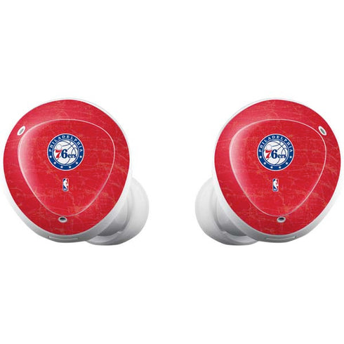 NBA Philadelphia 76ers Distressed Galaxy Buds Plus Skin
