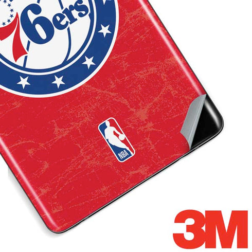 NBA Philadelphia 76ers Distressed Galaxy Note 8 Skin