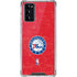 NBA Philadelphia 76ers Distressed Galaxy Note20 5G Clear Case