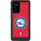 NBA Philadelphia 76ers Distressed Galaxy Note20 5G Waterproof Case
