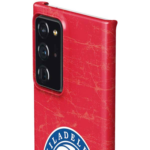 NBA Philadelphia 76ers Distressed Galaxy Note20 Ultra 5G Lite Case