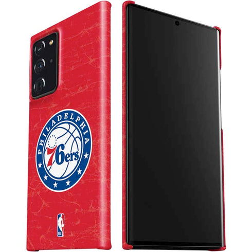 NBA Philadelphia 76ers Distressed Galaxy Note20 Ultra 5G Lite Case